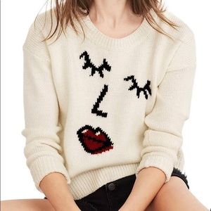Madewell Making Faces wool sweater